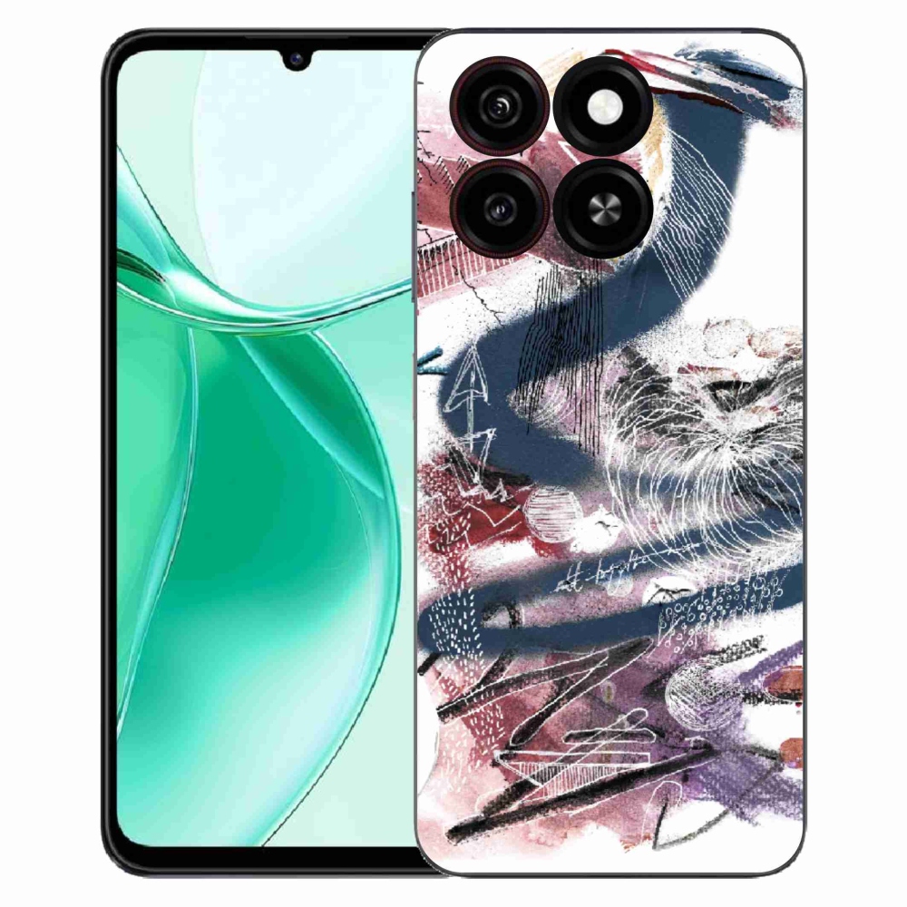 Gélový kryt mmCase na ZTE Blade A35 - abstraktný motív 28