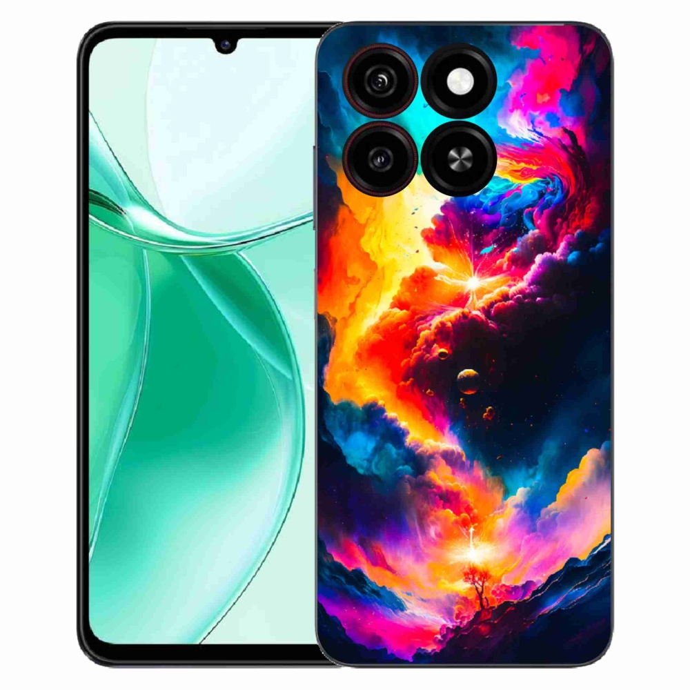 Gélový kryt mmCase na ZTE Blade A35 - abstraktný motív
