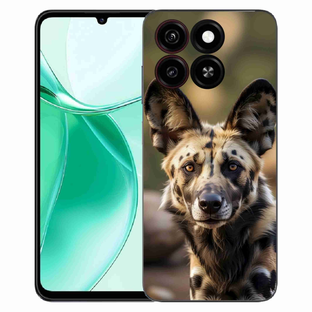 Gélový kryt mmCase na ZTE Blade A35 - africký divoký pes