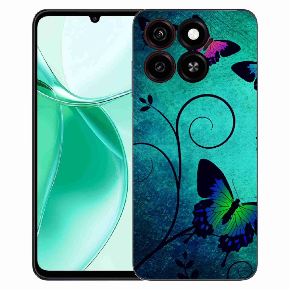 Gélový kryt mmCase na ZTE Blade A35 - farební motýle