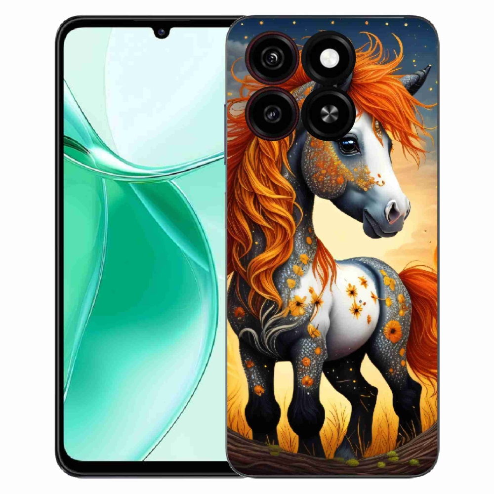 Gélový kryt mmCase na ZTE Blade A35 - farebný poník