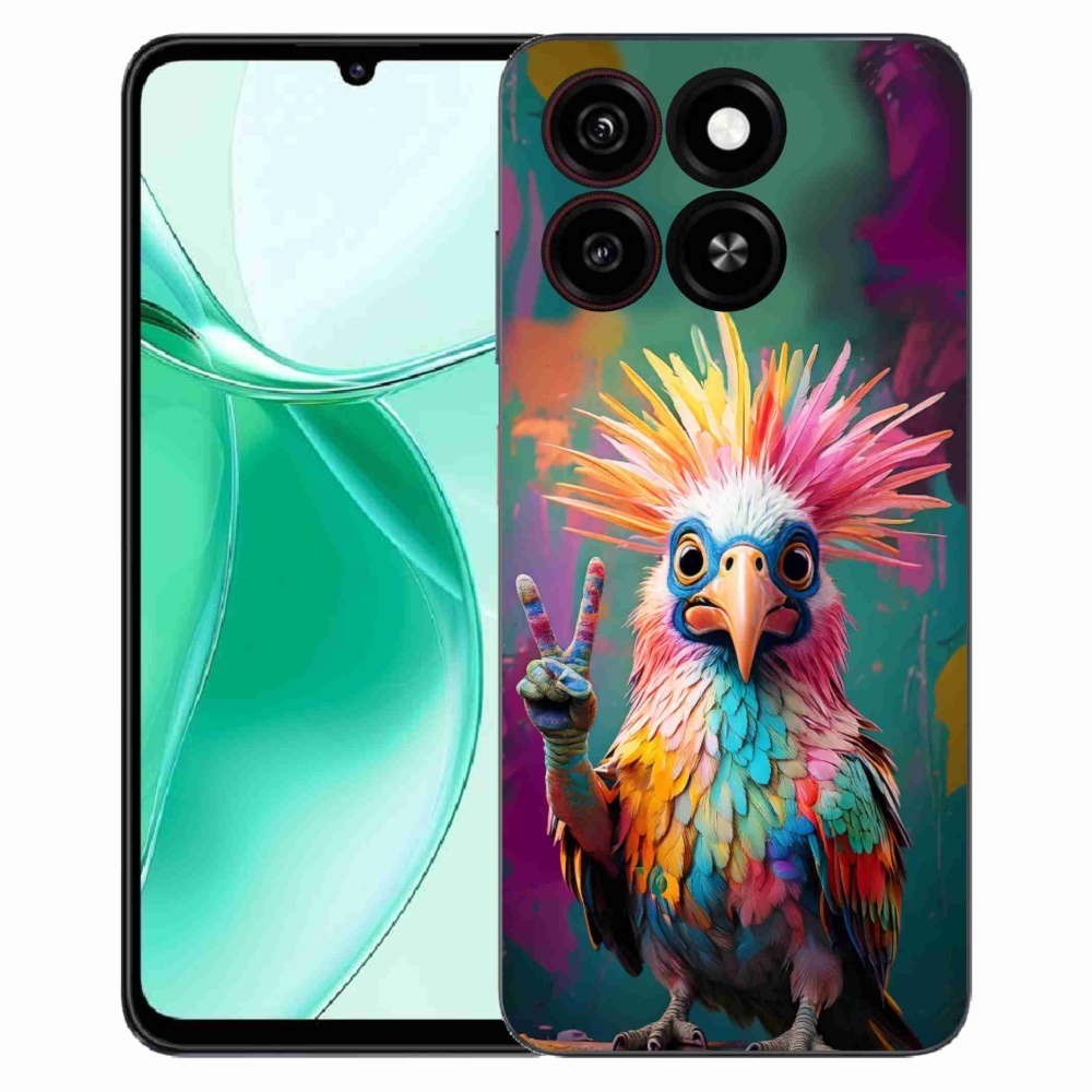Gélový kryt mmCase na ZTE Blade A35 - farebný rebel