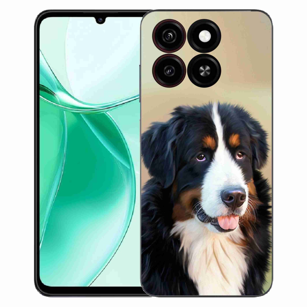 Gélový kryt mmCase na ZTE Blade A35 - bernský salašnícky pes