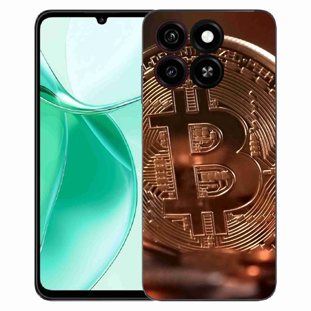 Gélový kryt mmCase na ZTE Blade A35 - bitcoin