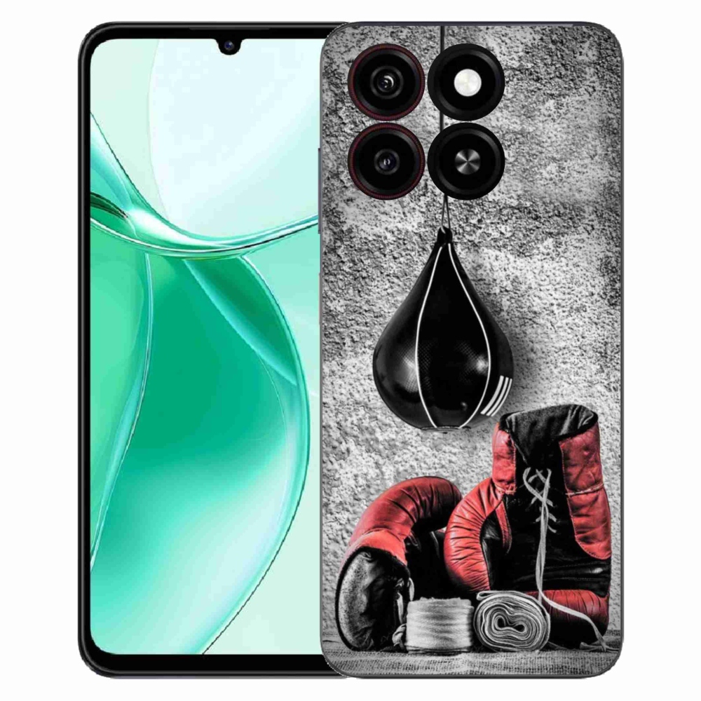 Gélový kryt mmCase na ZTE Blade A35 - boxovacie vrece a rukavice
