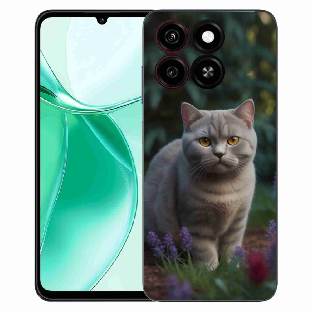 Gélový kryt mmCase na ZTE Blade A35 - britská mačka