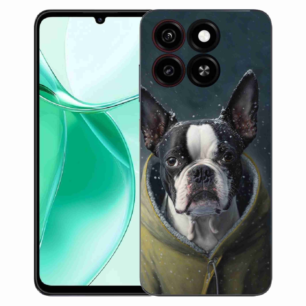 Gélový kryt mmCase na ZTE Blade A35 - buldoček