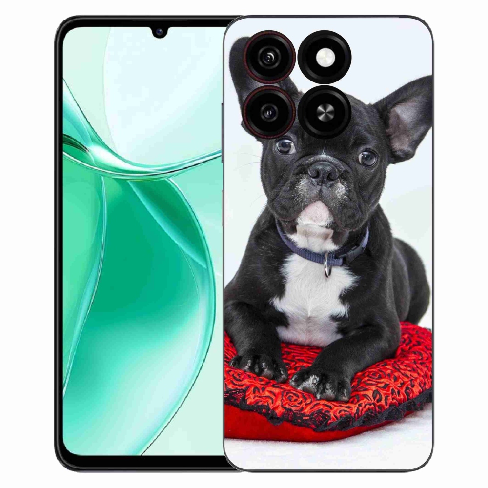 Gélový kryt mmCase na ZTE Blade A35 - buldog