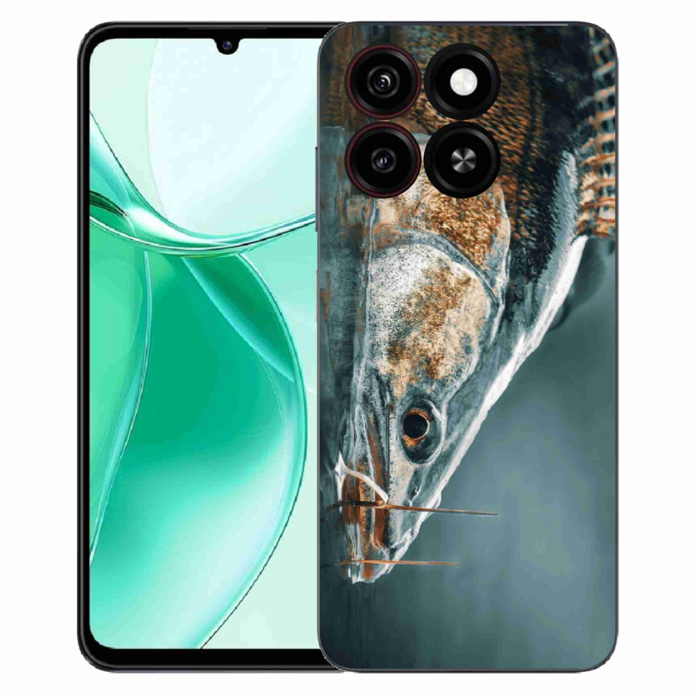 Gélový kryt mmCase na ZTE Blade A35 - zubáč