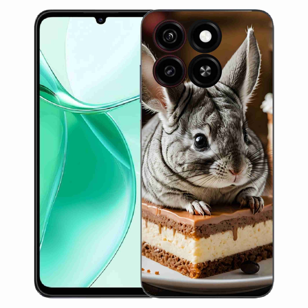 Gélový kryt mmCase na ZTE Blade A35 - činčila