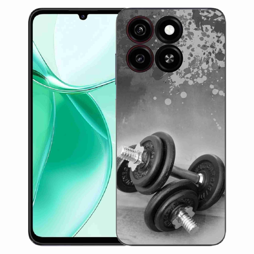 Gélový kryt mmCase na ZTE Blade A35 - činky 1