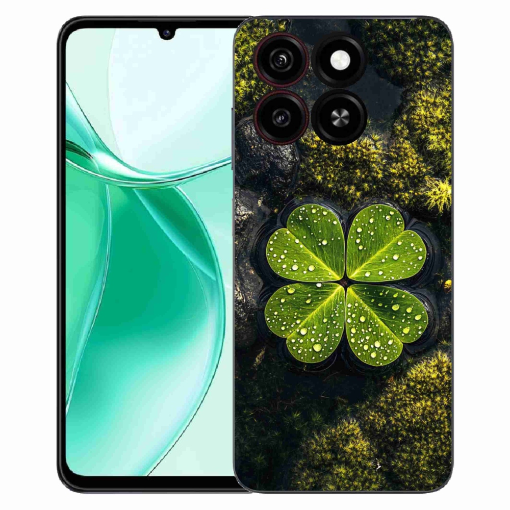 Gélový kryt mmCase na ZTE Blade A35 - štvorlístok