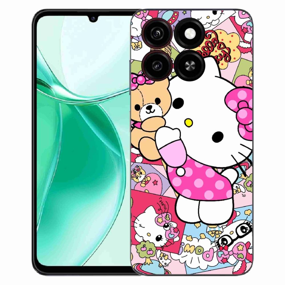Gélový kryt mmCase na ZTE Blade A35 - cute kitty