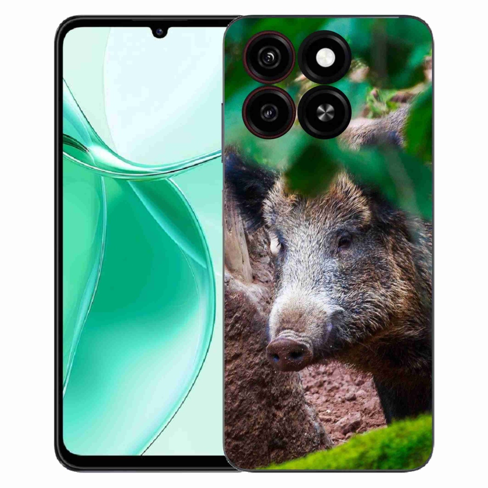 Gélový kryt mmCase na ZTE Blade A35 - divoké prasa