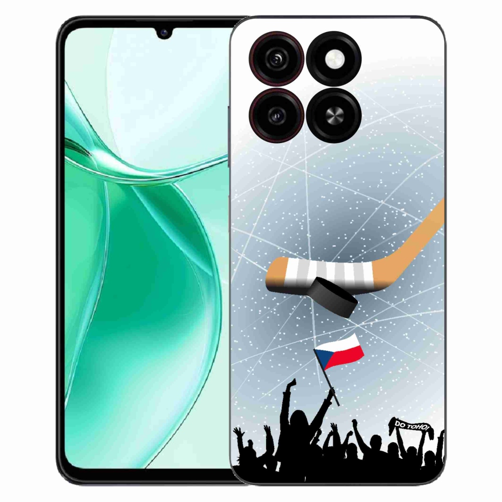 Gélový kryt mmCase na ZTE Blade A35 - fanúšikovia hokeja
