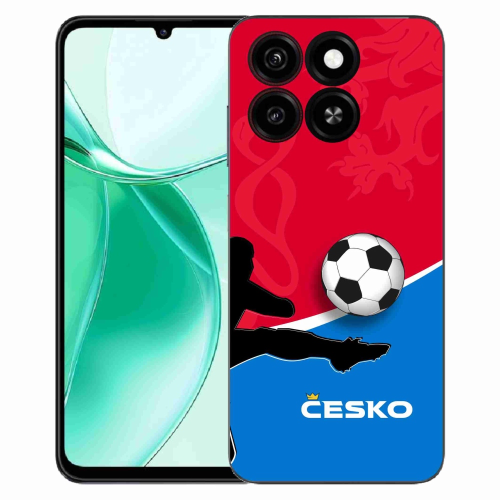 Gélový kryt mmCase na ZTE Blade A35 - futbal Česko 2