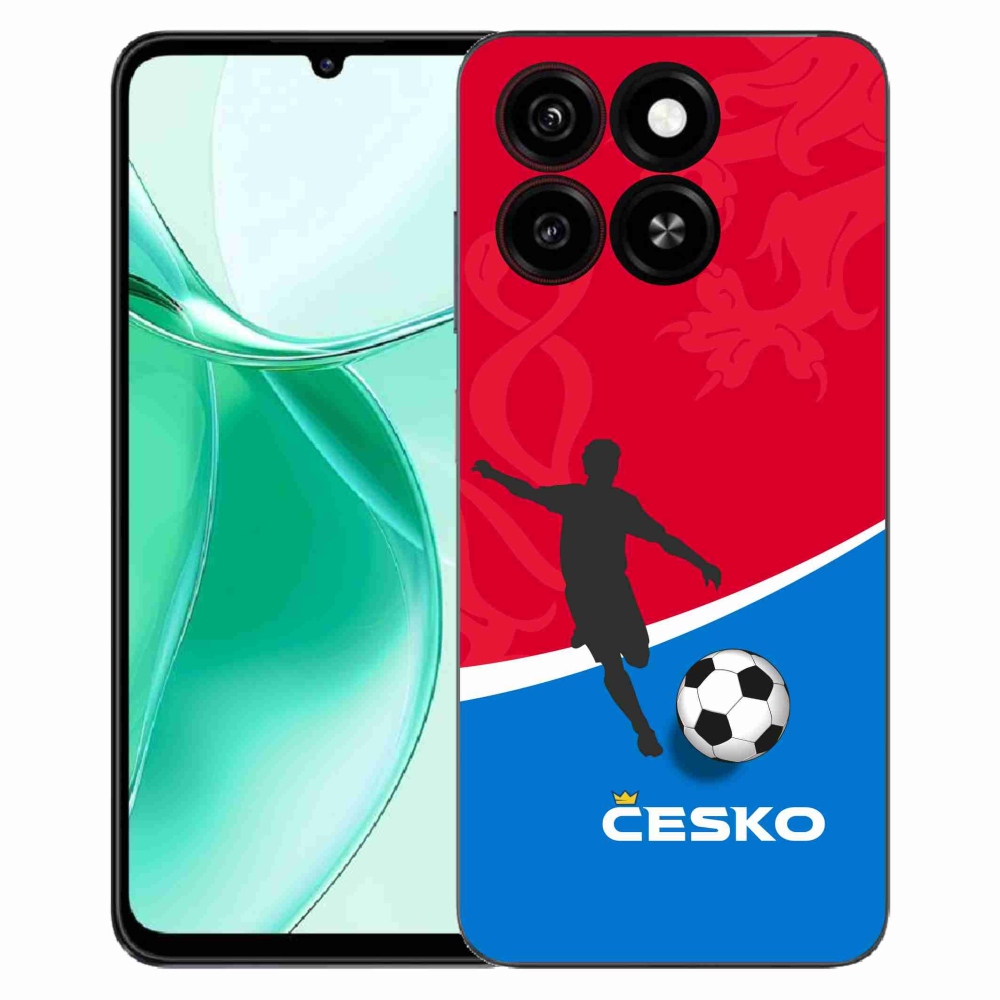 Gélový kryt mmCase na ZTE Blade A35 - futbal Česko