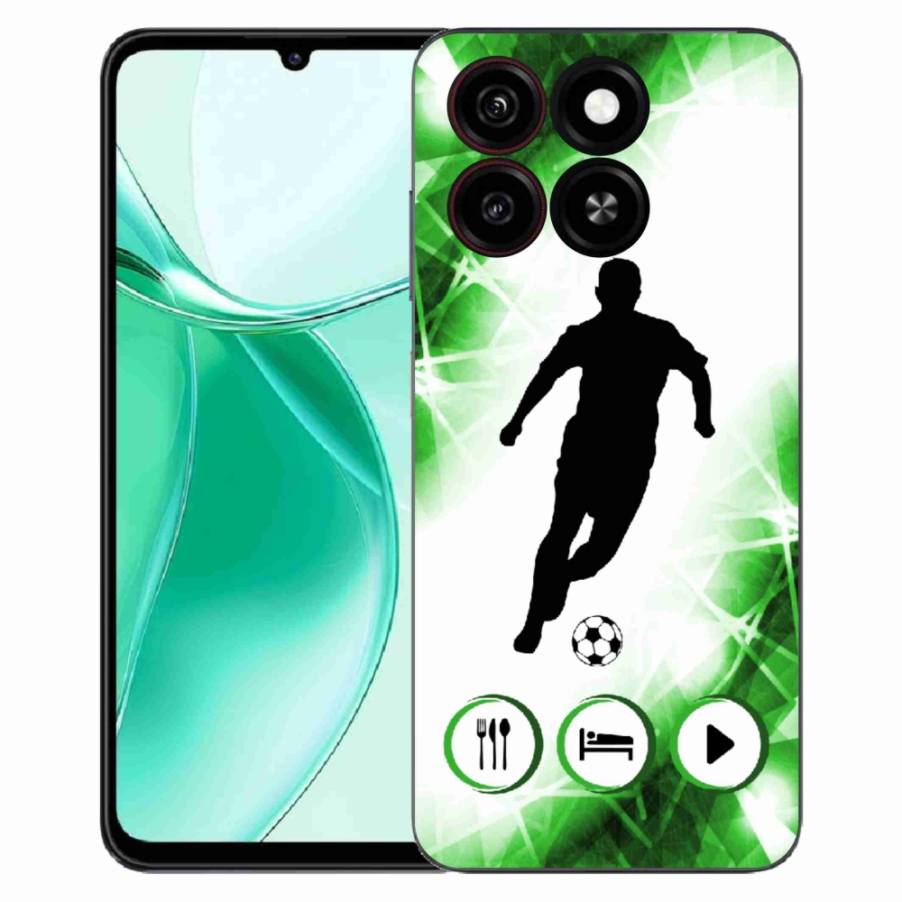 Gélový kryt mmCase na ZTE Blade A35 - futbalista