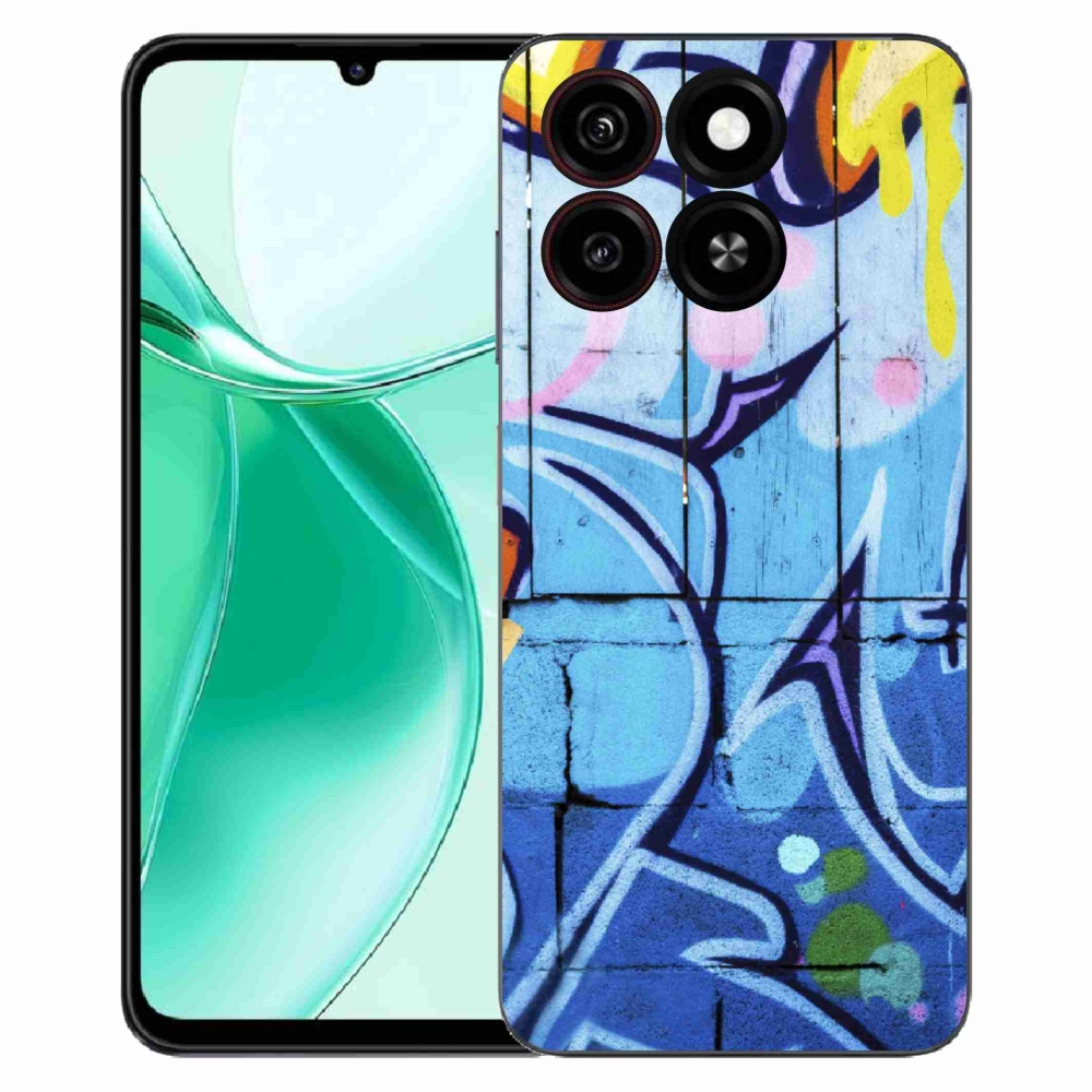 Gélový kryt mmCase na ZTE Blade A35 - graffiti