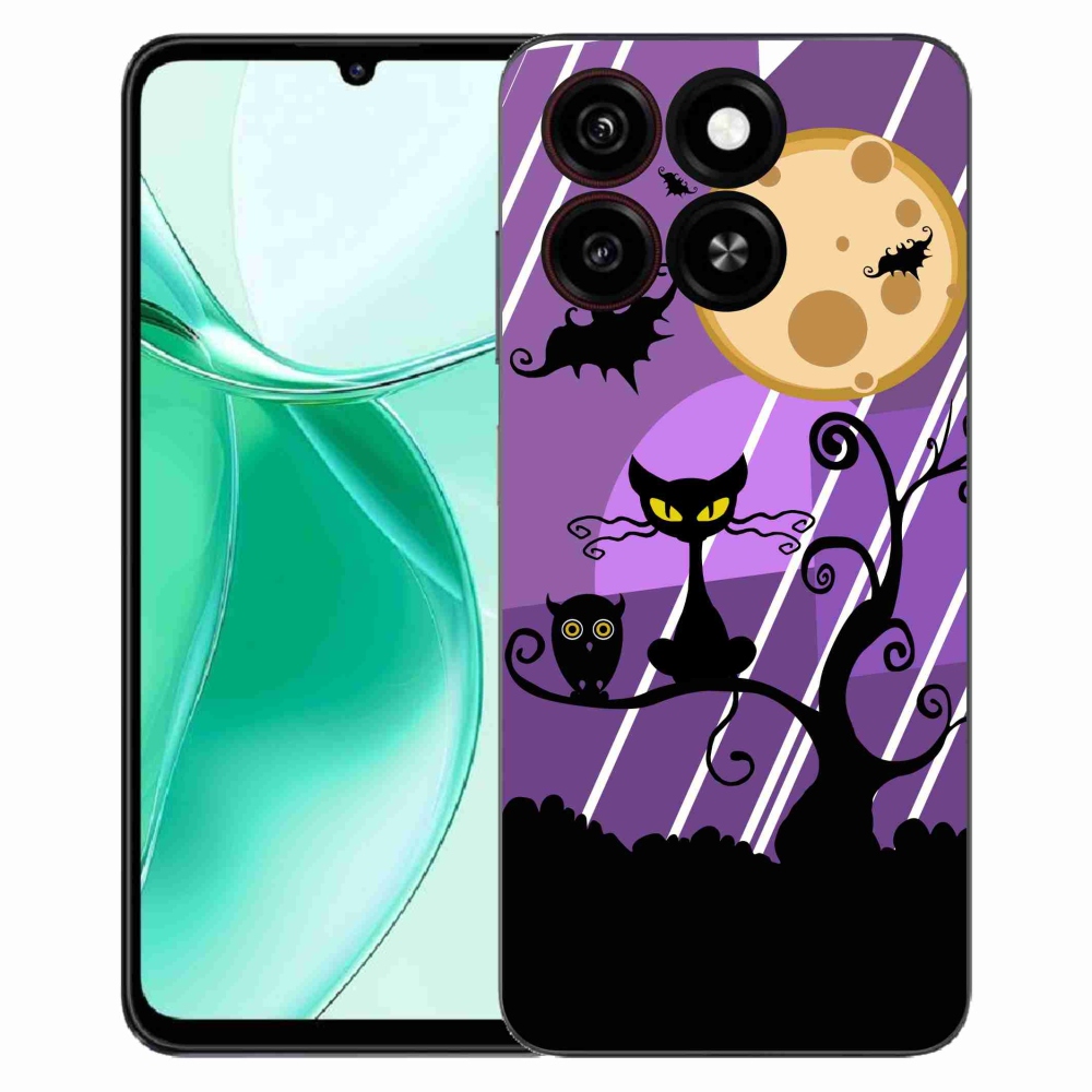 Gélový kryt mmCase na ZTE Blade A35 - halloween