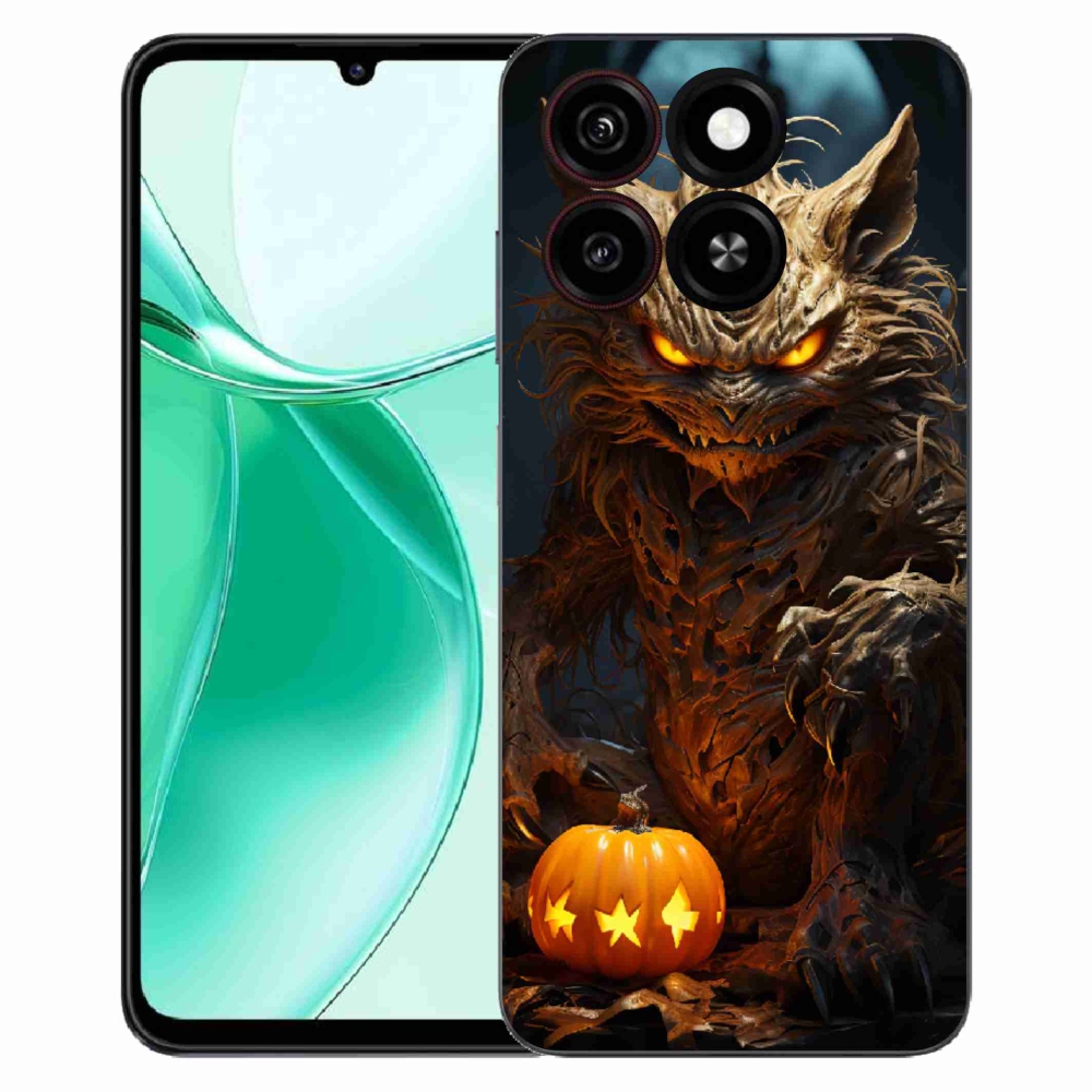 Gélový kryt mmCase na ZTE Blade A35 - halloweenska príšera