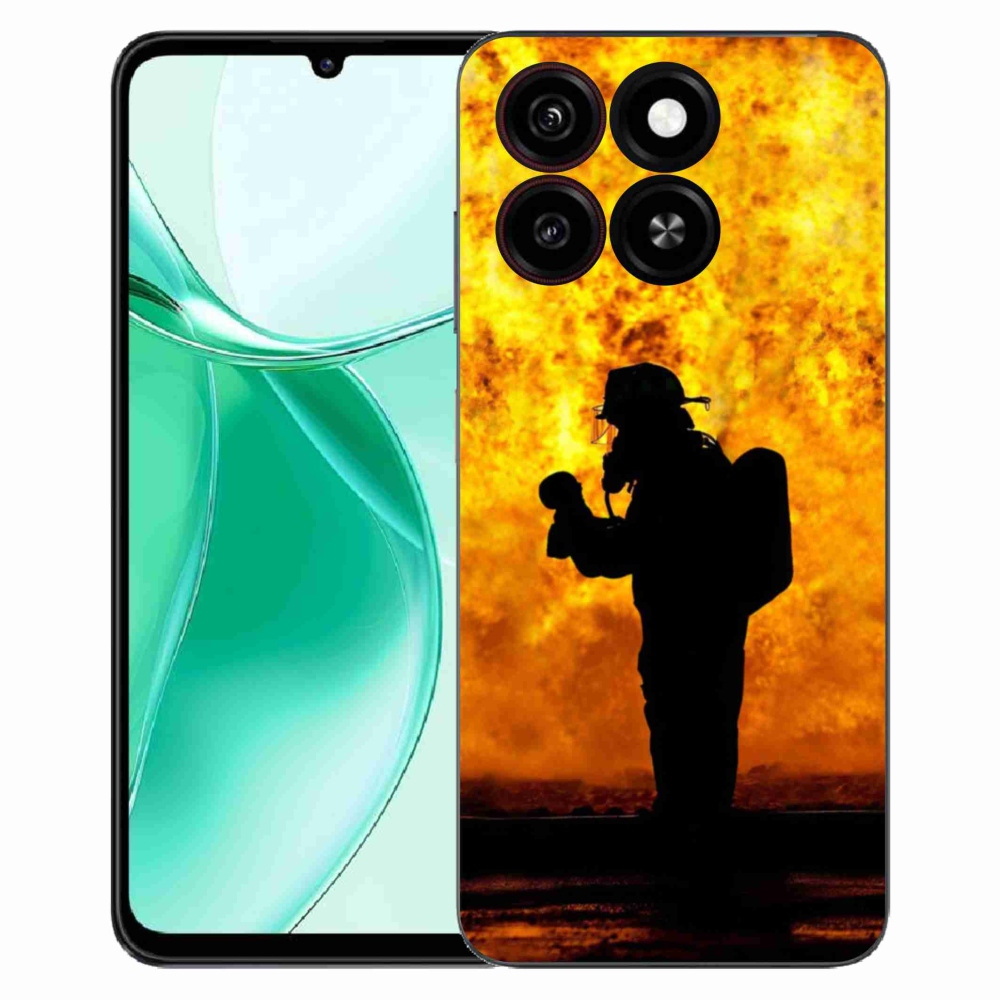 Gélový kryt mmCase na ZTE Blade A35 - hasič