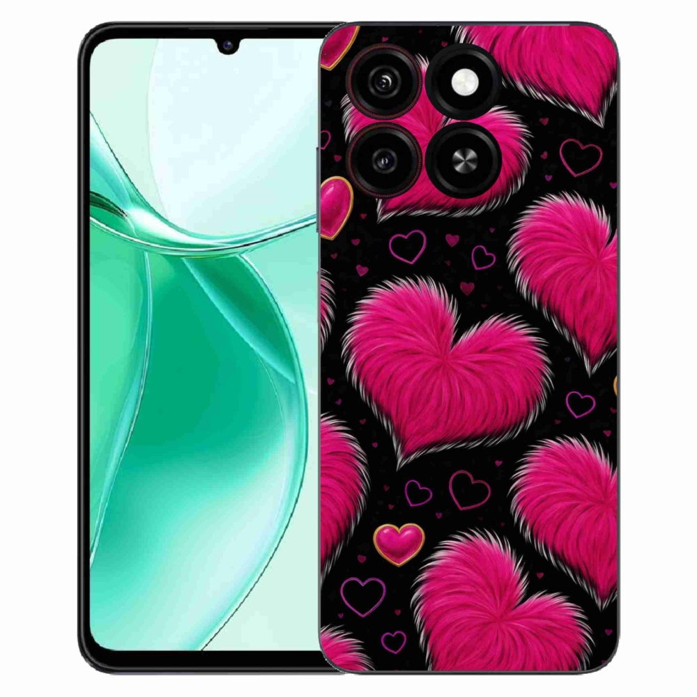 Gélový kryt mmCase na ZTE Blade A35 - hebké srdce