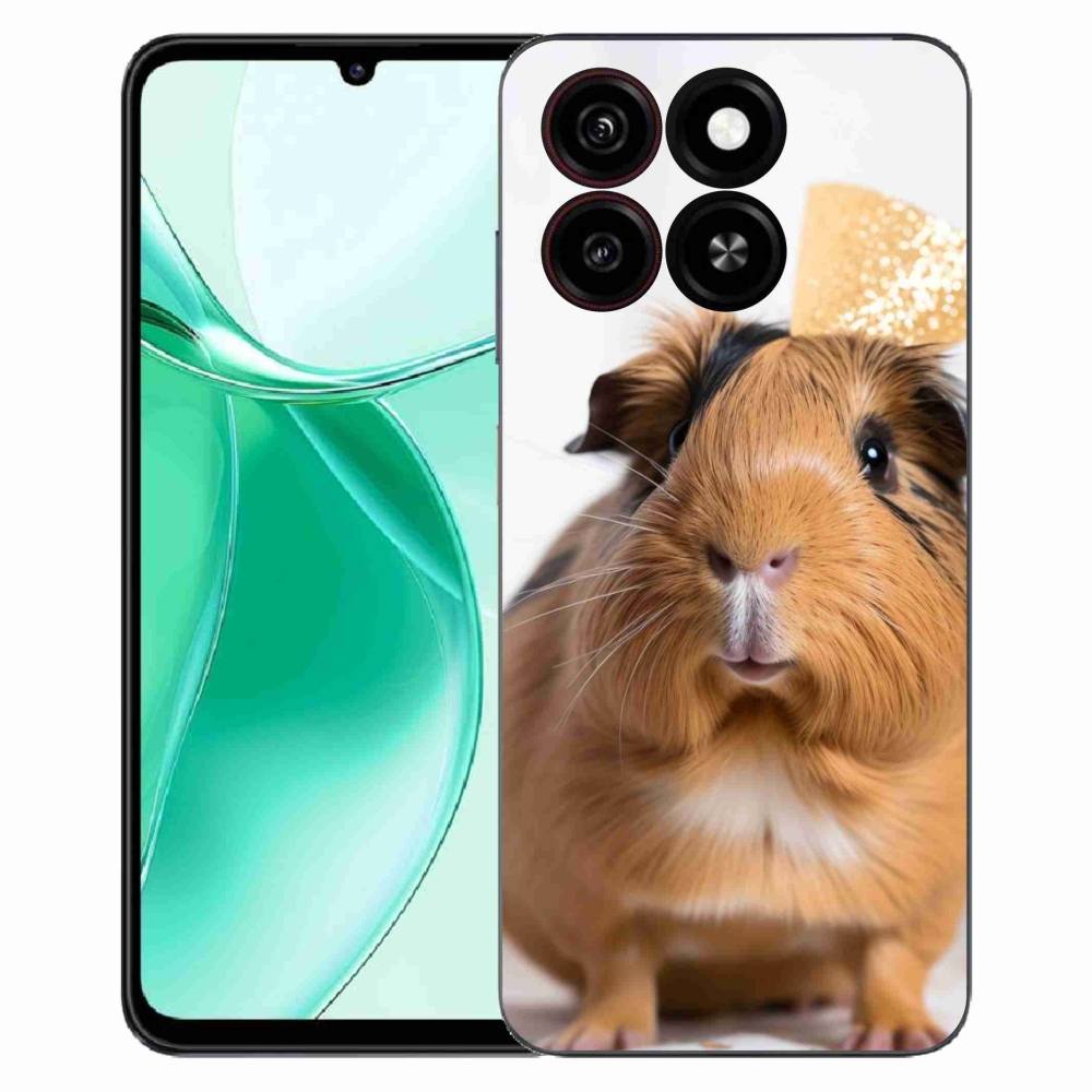 Gélový kryt mmCase na ZTE Blade A35 - hnedé morča