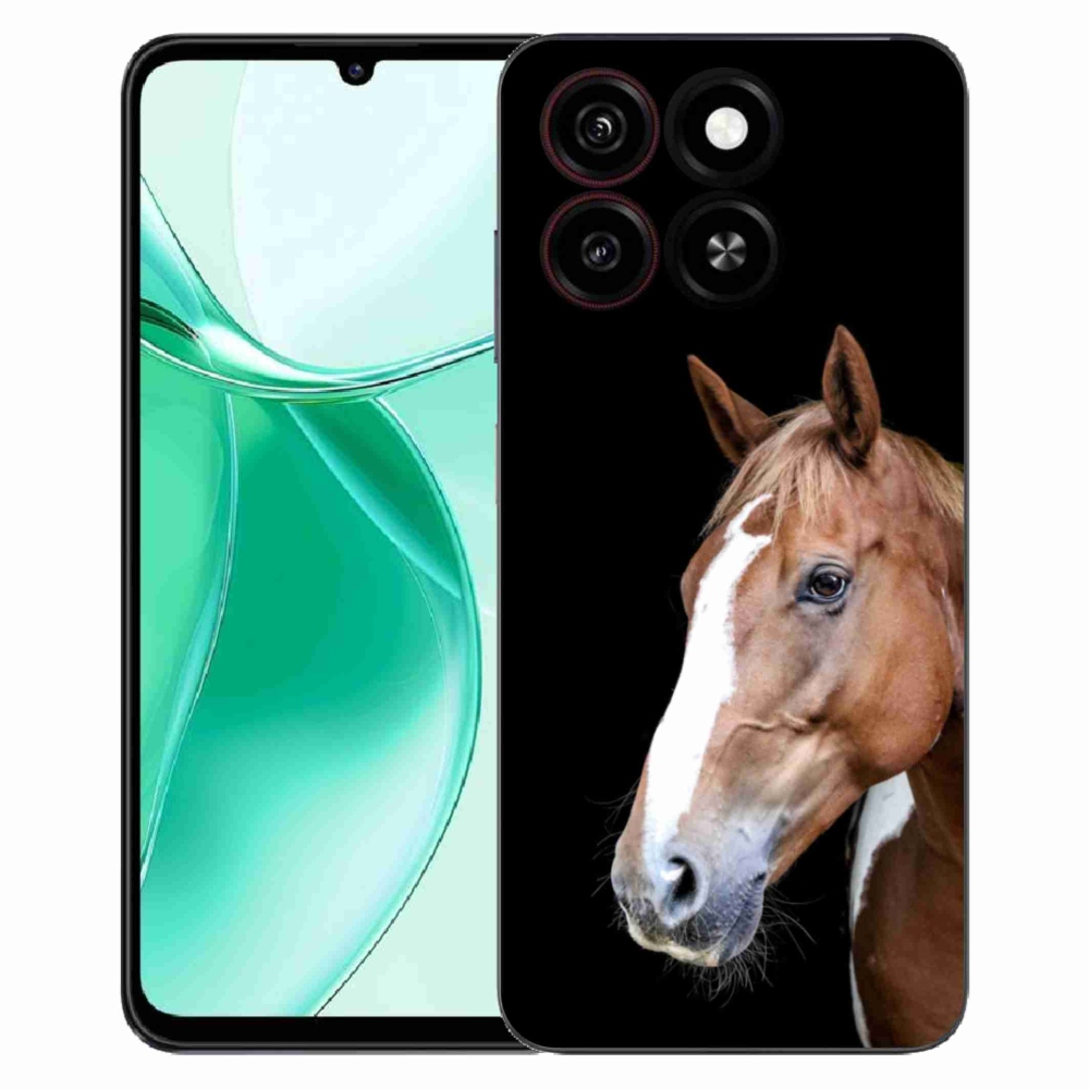 Gélový kryt mmCase na ZTE Blade A35 - hnedý kôň 3