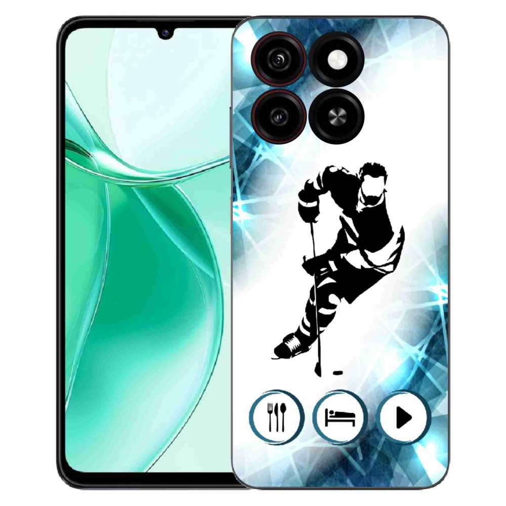 Gélový kryt mmCase na ZTE Blade A35 - hokej 1