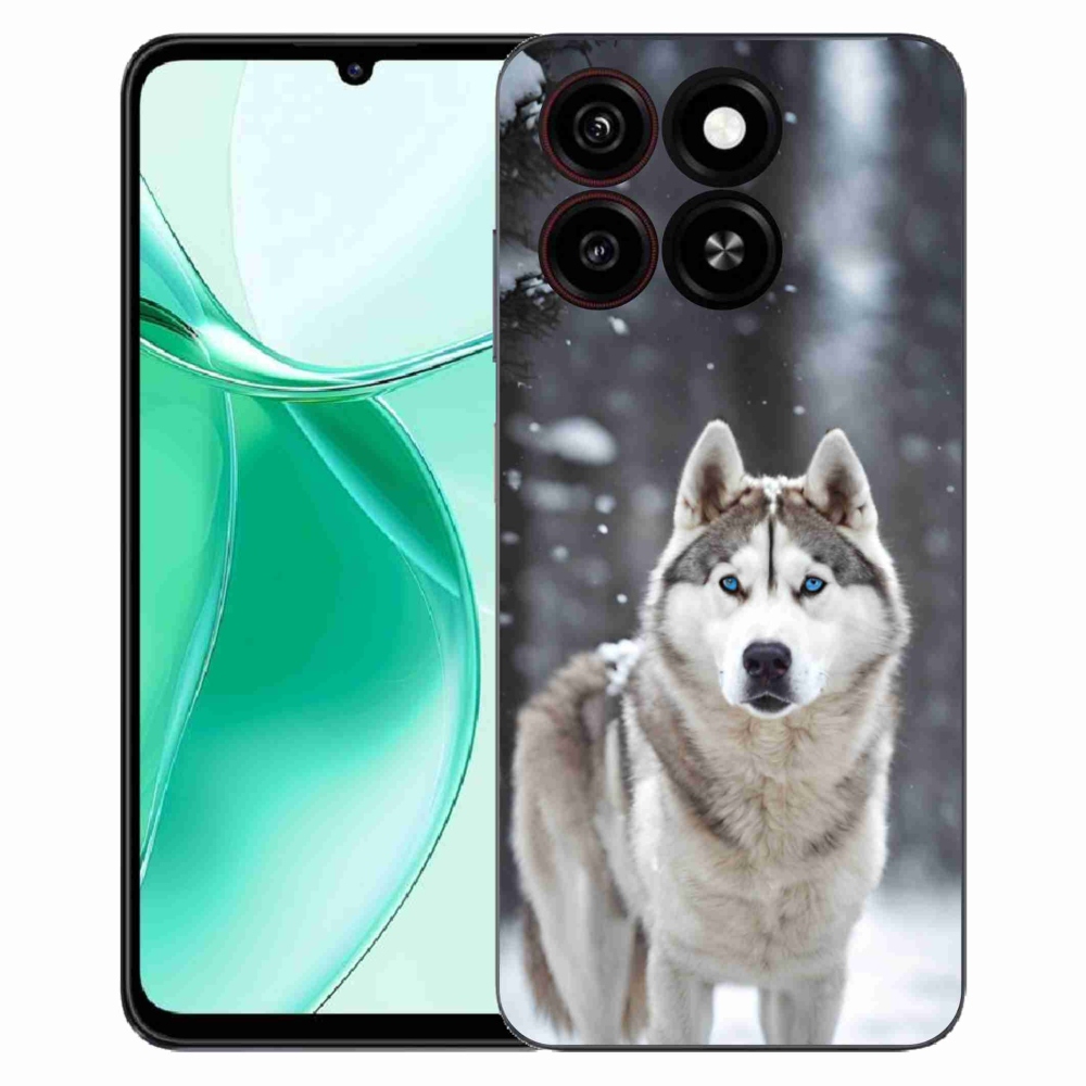 Gélový kryt mmCase na ZTE Blade A35 - husky 2
