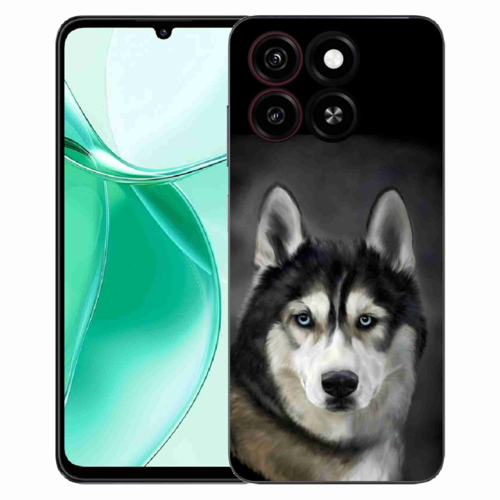Gélový kryt mmCase na ZTE Blade A35 - husky
