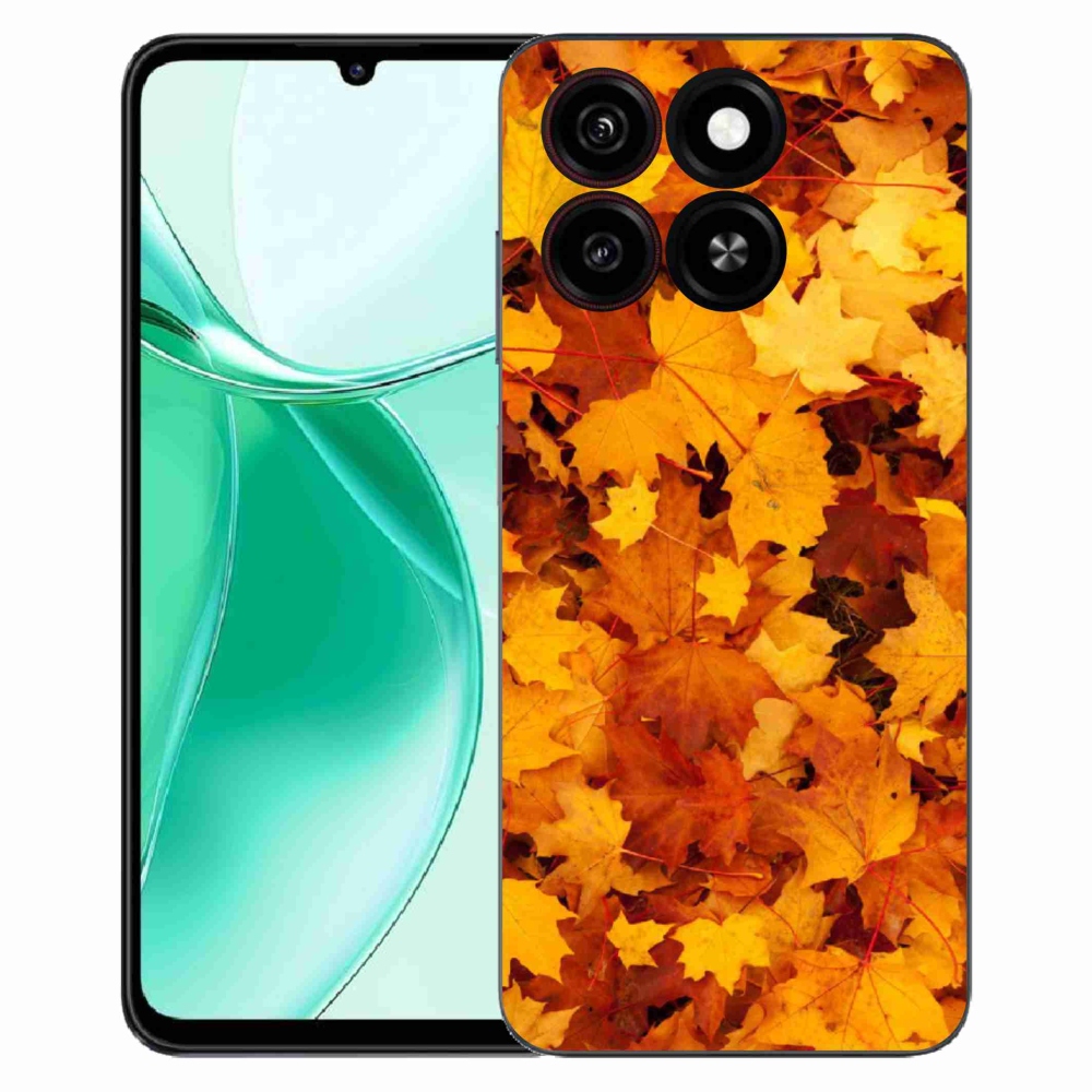Gélový kryt mmCase na ZTE Blade A35 - javorové listy