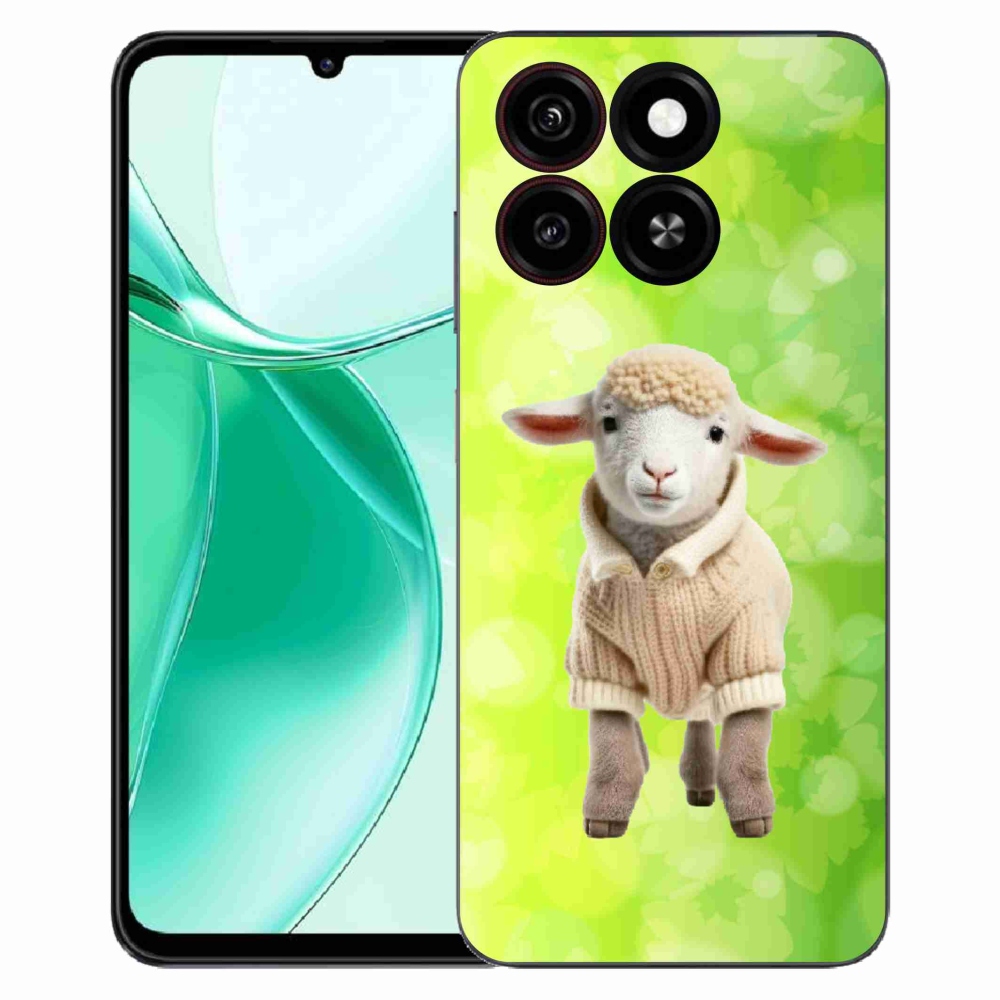 Gélový kryt mmCase na ZTE Blade A35 - jahňa vo svetri