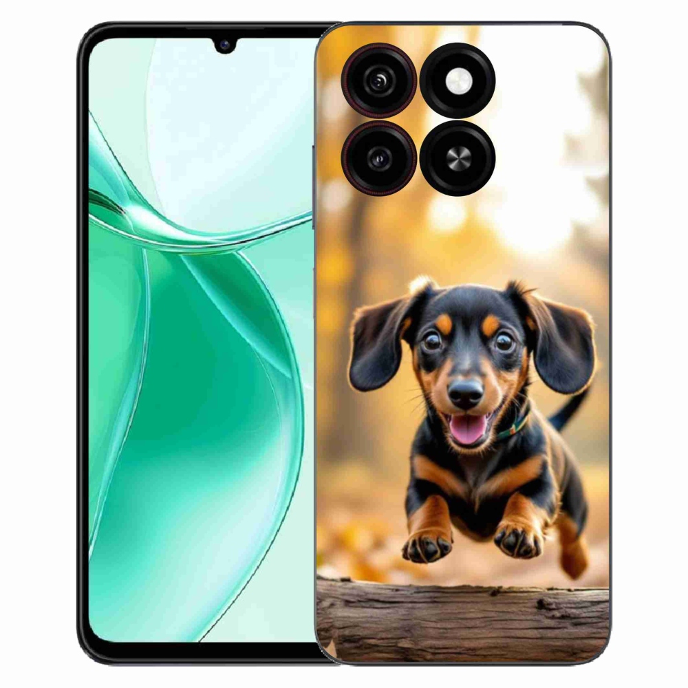 Gélový kryt mmCase na ZTE Blade A35 - jazvečík 2