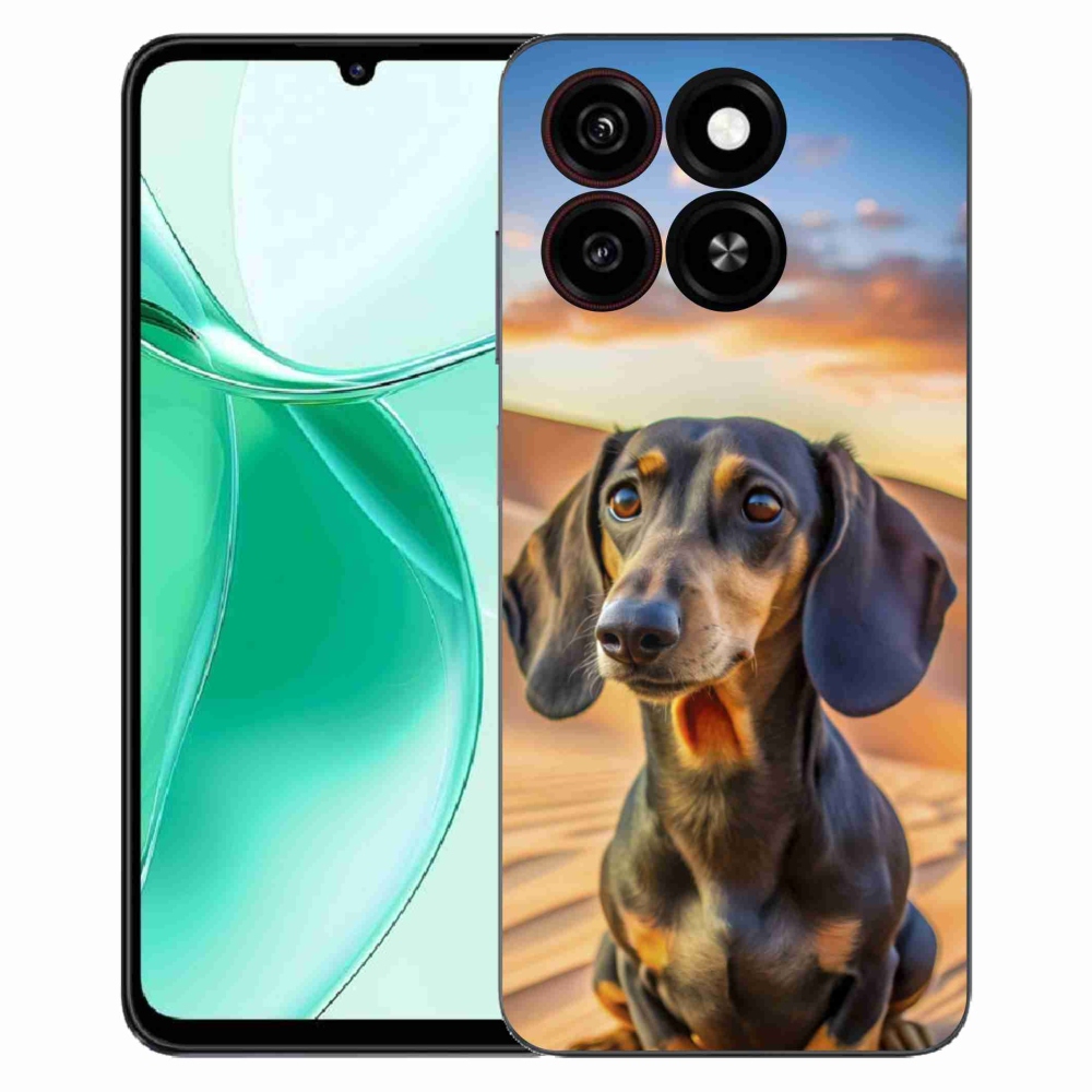 Gélový kryt mmCase na ZTE Blade A35 - jazvečík 3