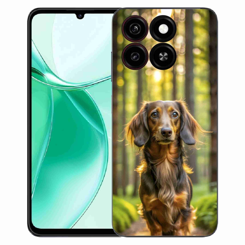 Gélový kryt mmCase na ZTE Blade A35 - jazvečík 4