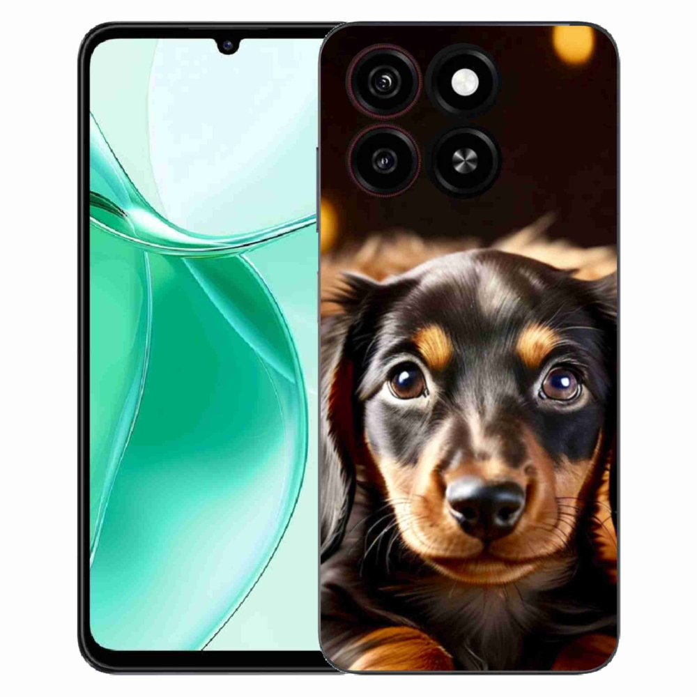 Gélový kryt mmCase na ZTE Blade A35 - jazvečík