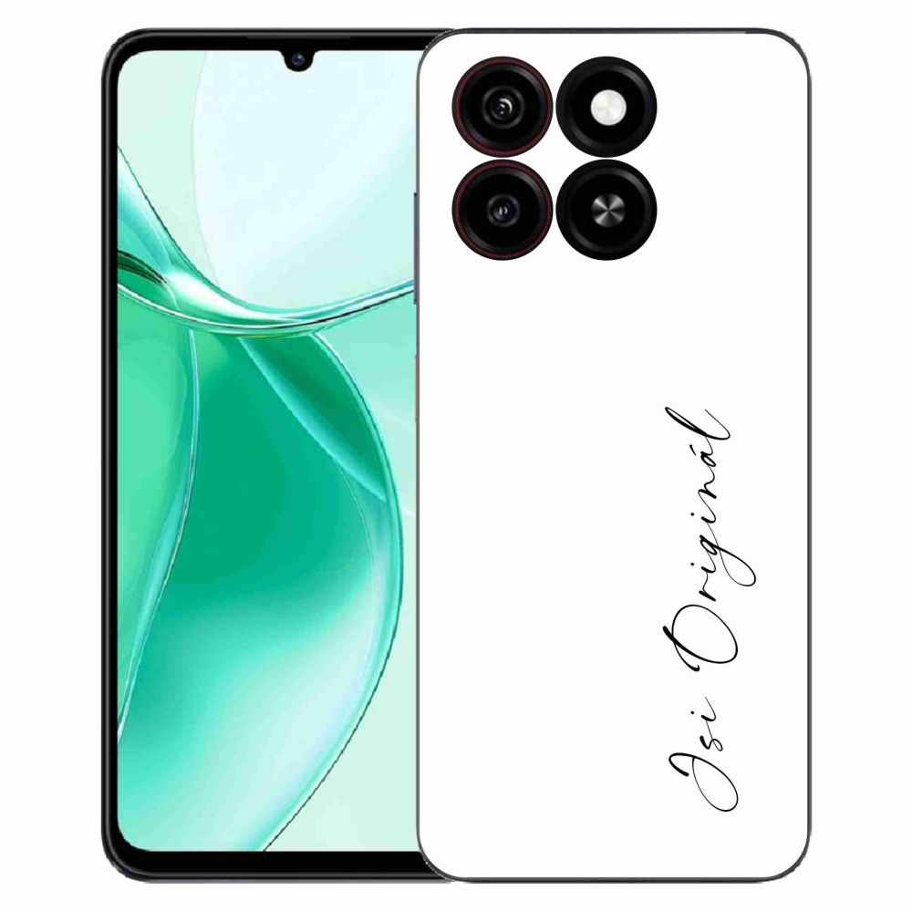 Gélový kryt mmCase na ZTE Blade A35 - si originál biele pozadie
