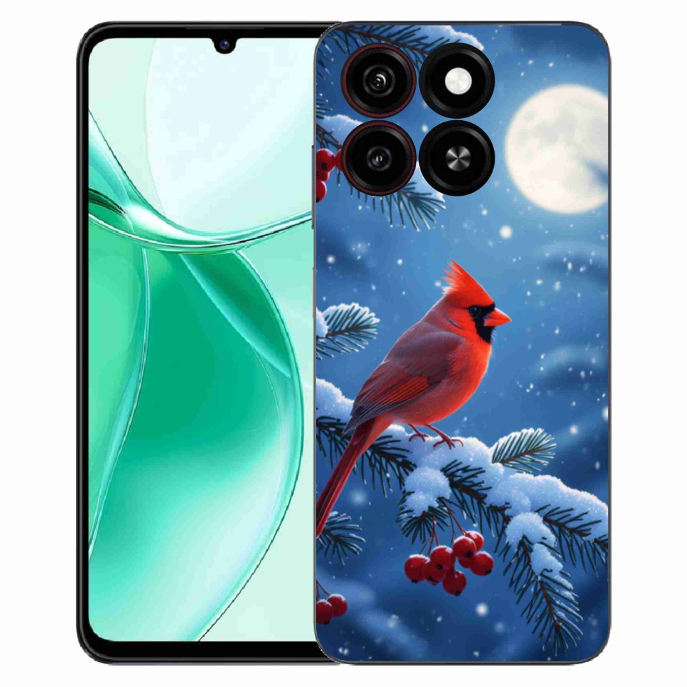 Gélový kryt mmCase na ZTE Blade A35 - kardinál červený