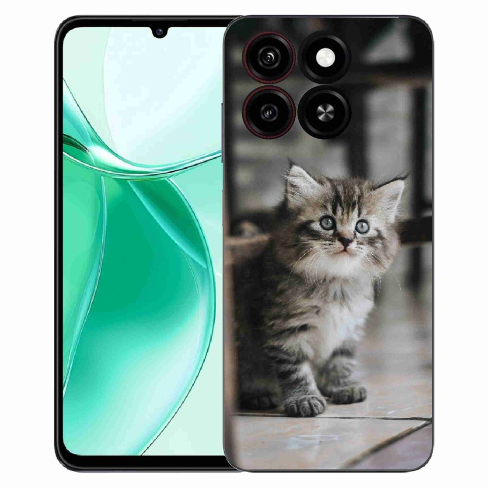 Gélový kryt mmCase na ZTE Blade A35 - mačiatko