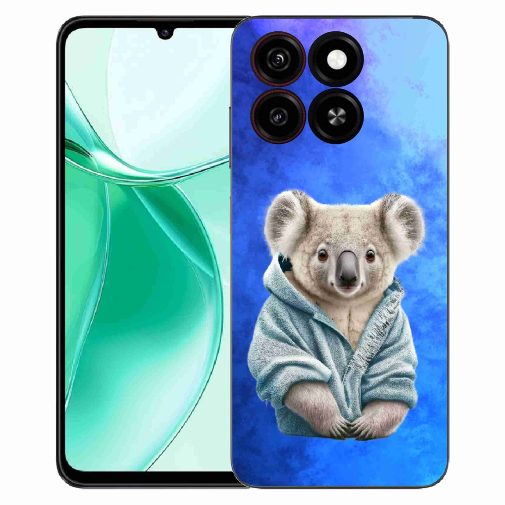 Gélový kryt mmCase na ZTE Blade A35 - koala vo svetri