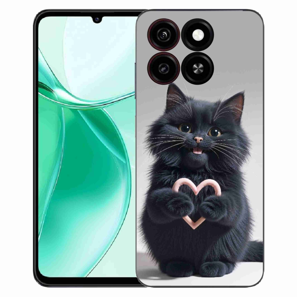 Gélový kryt mmCase na ZTE Blade A35 - mačacia láska 3