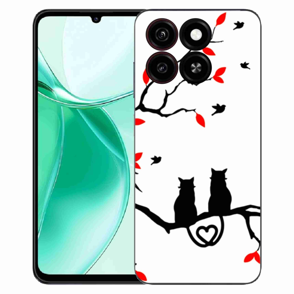 Gélový kryt mmCase na ZTE Blade A35 - mačacia láska
