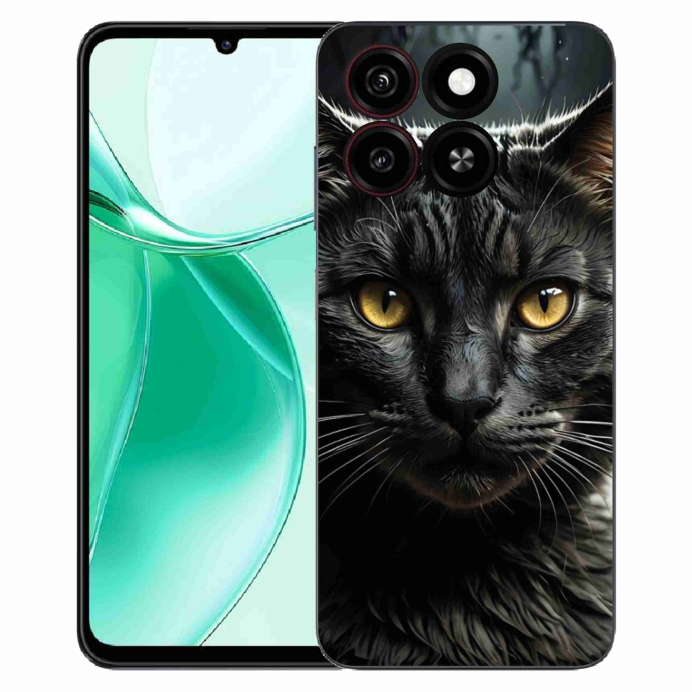 Gélový kryt mmCase na ZTE Blade A35 - mačacie pohľad 3