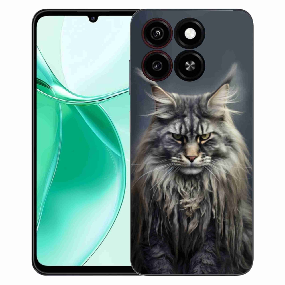 Gélový kryt mmCase na ZTE Blade A35 - mačacie pohľad 4