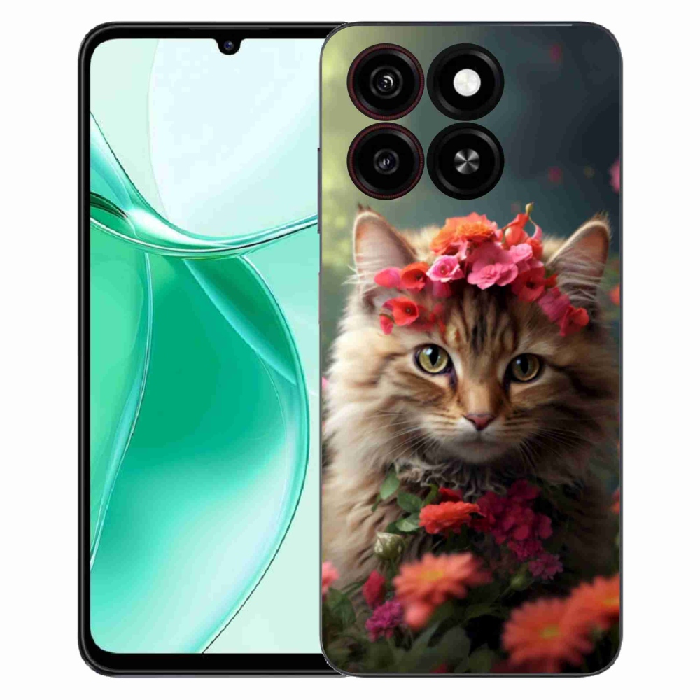 Gélový kryt mmCase na ZTE Blade A35 - mačacia princezná