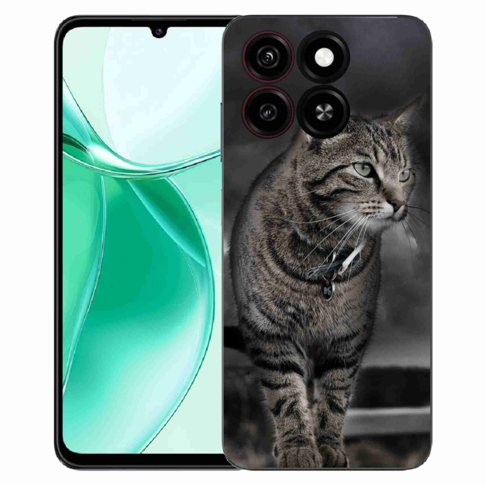 Gélový kryt mmCase na ZTE Blade A35 - mačka