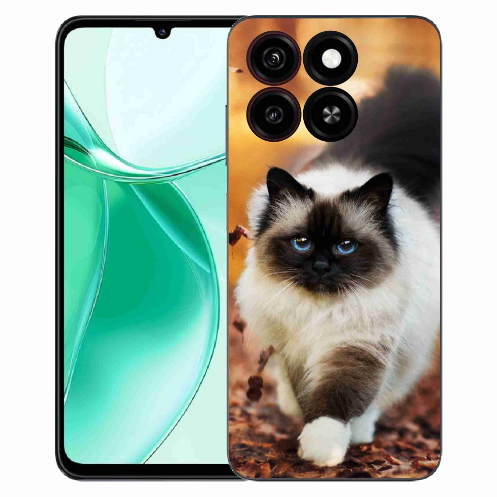 Gélový kryt mmCase na ZTE Blade A35 - mačka
