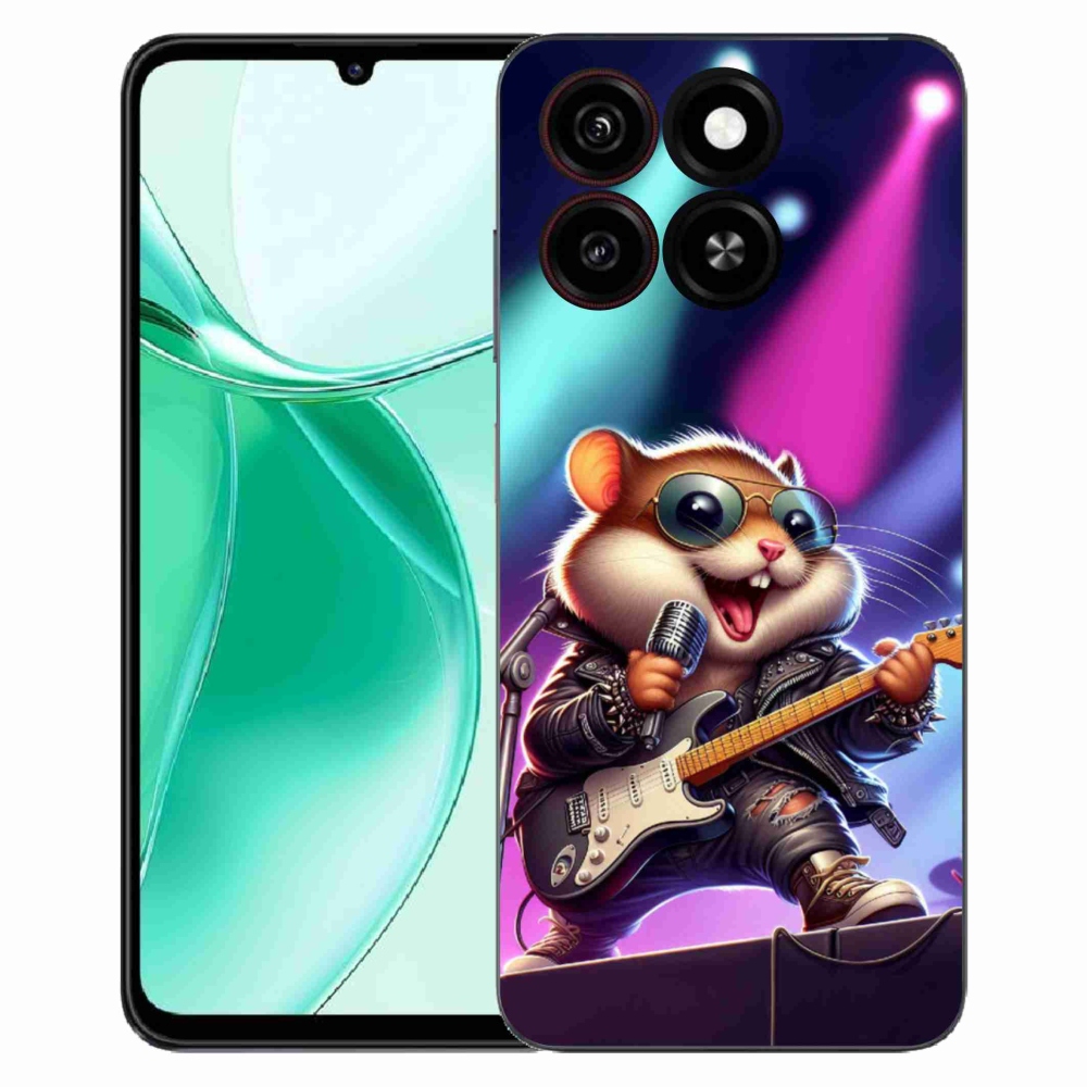 Gélový kryt mmCase na ZTE Blade A35 - škrečok rocker